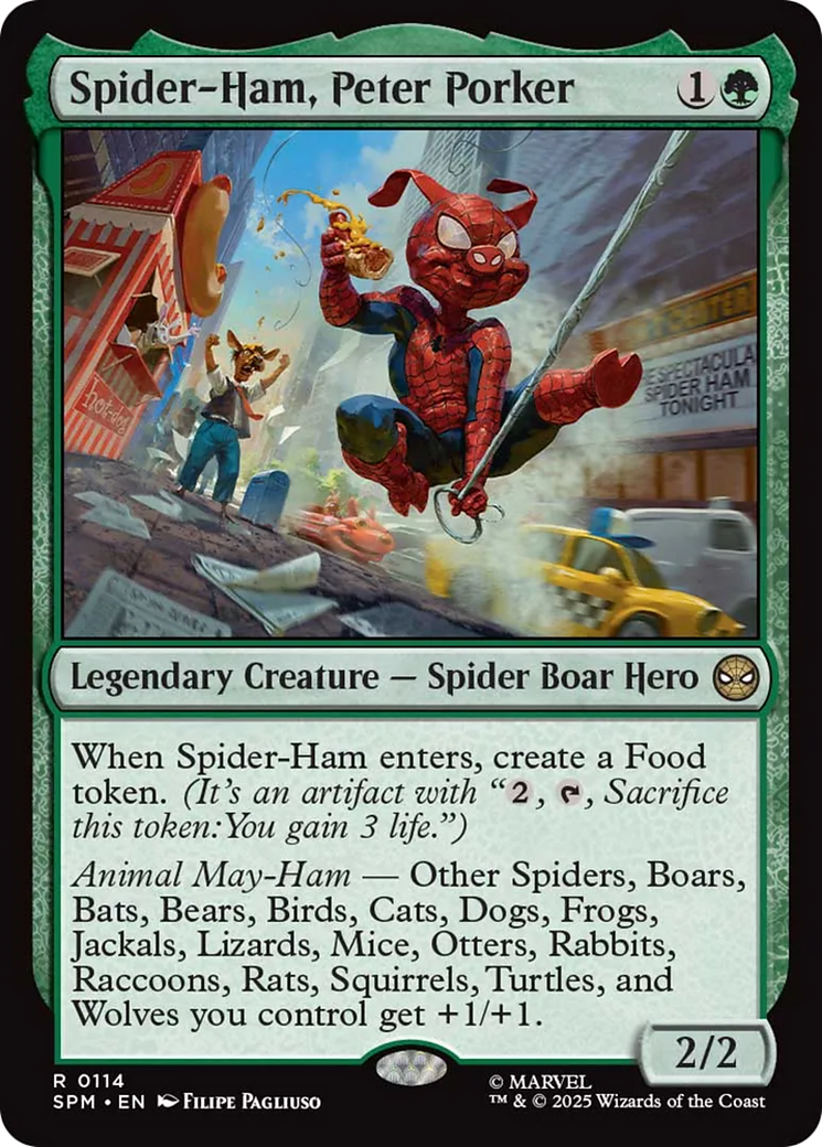 Spider-Ham, Peter Porker [Marvel's Spider-Man] | Cards and Coasters CA