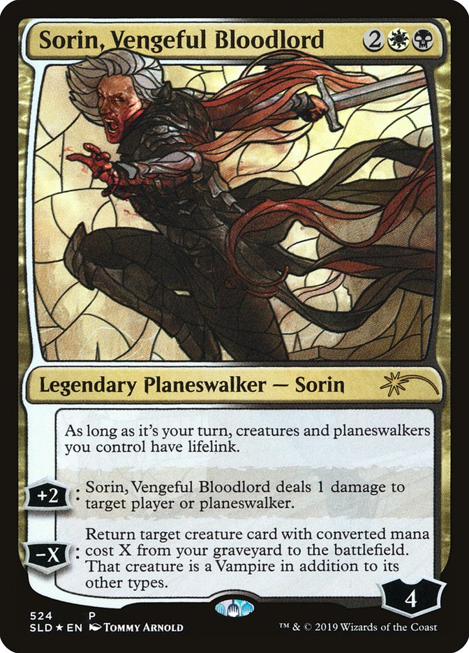 Sorin, Vengeful Bloodlord (Stained Glass) [Secret Lair Drop Promos] | Cards and Coasters CA