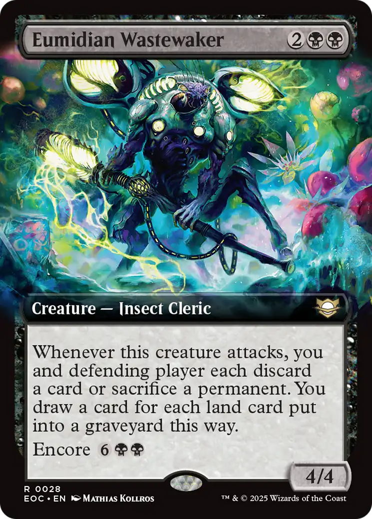 Eumidian Wastewaker (Extended Art) [Edge of Eternities Commander] | Cards and Coasters CA