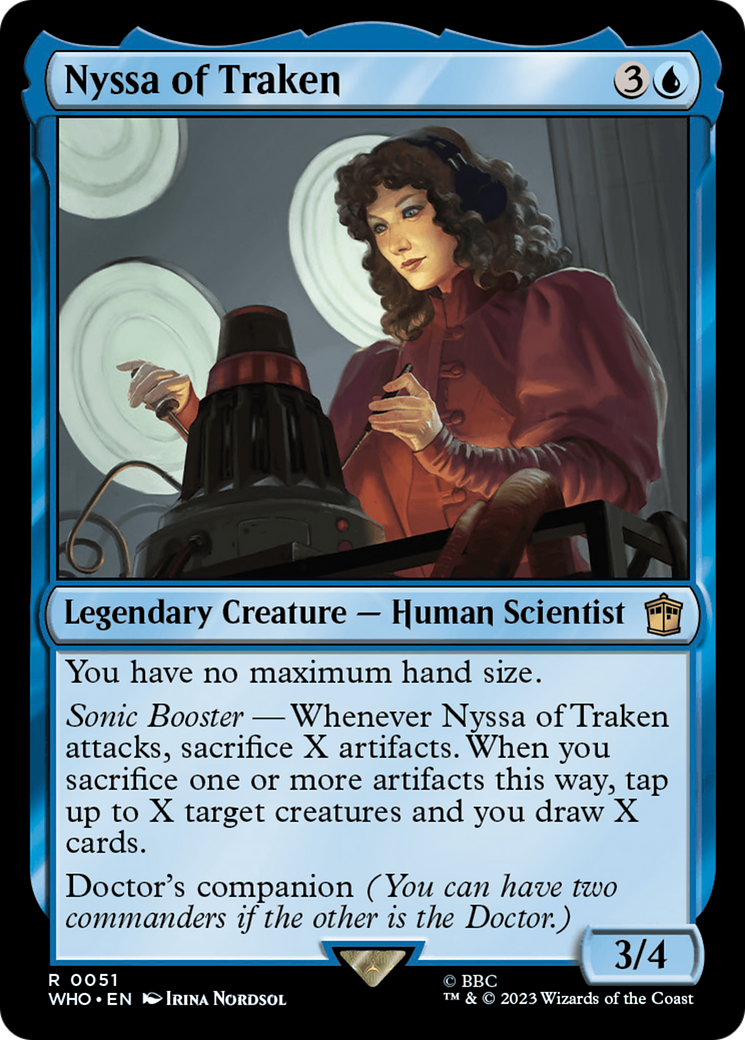 Nyssa of Traken [Doctor Who] | Cards and Coasters CA