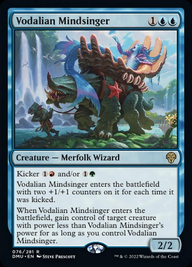 Vodalian Mindsinger (Promo Pack) [Dominaria United Promos] | Cards and Coasters CA