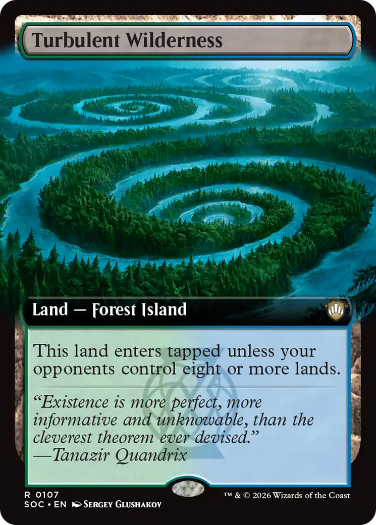 Turbulent Wilderness (Extended Art) [Secrets of Strixhaven Commander] | Cards and Coasters CA