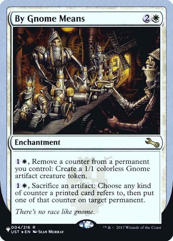 By Gnome Means (Unfinity Foil Edition) [The List] | Cards and Coasters CA