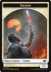 Angel (002) // Soldier (004) Double-Sided Token [Modern Horizons Tokens] | Cards and Coasters CA