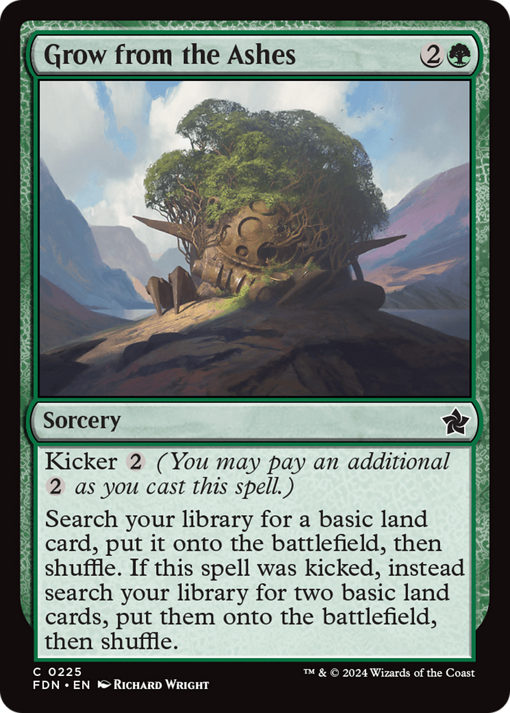 Grow from the Ashes [Foundations] | Cards and Coasters CA