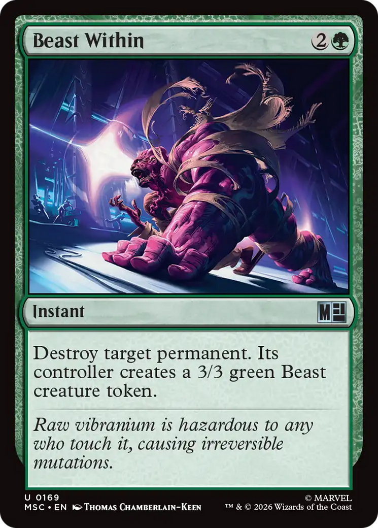 Beast Within [Marvel Super Heroes Commander] | Cards and Coasters CA