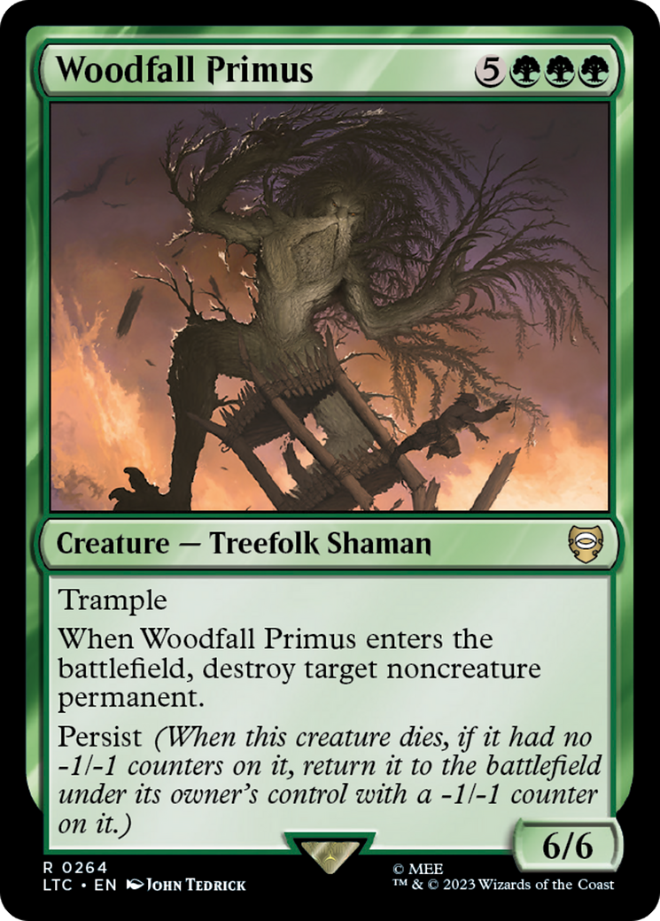 Woodfall Primus [The Lord of the Rings: Tales of Middle-Earth Commander] | Cards and Coasters CA