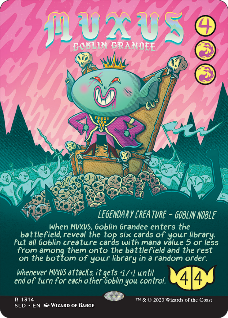 Muxus, Goblin Grandee (Rainbow Foil) [Secret Lair Drop Series] | Cards and Coasters CA