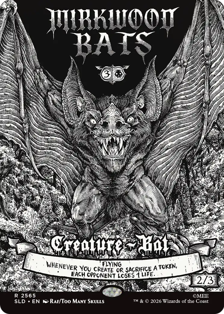 Mirkwood Bats [Secret Lair Drop Series] | Cards and Coasters CA