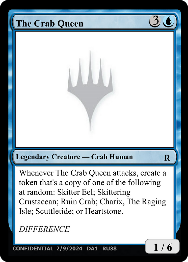 The Crab Queen [Mystery Booster 2 Playtest Cards] | Cards and Coasters CA