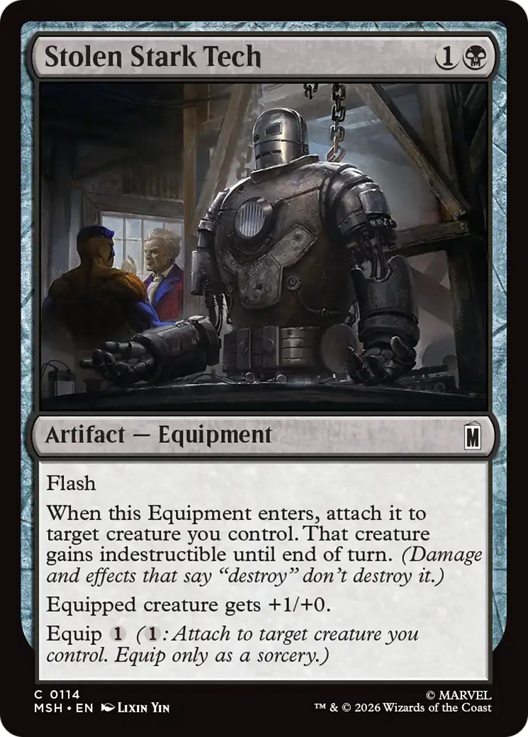 Stolen Stark Tech [Marvel Super Heroes] | Cards and Coasters CA