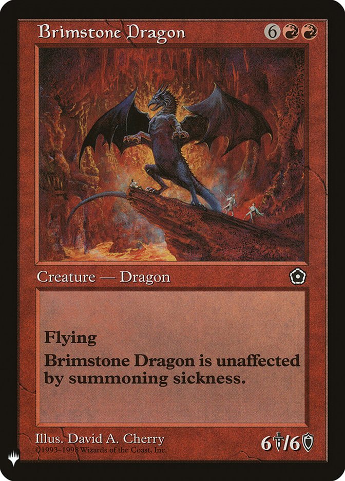 Brimstone Dragon [Mystery Booster] | Cards and Coasters CA