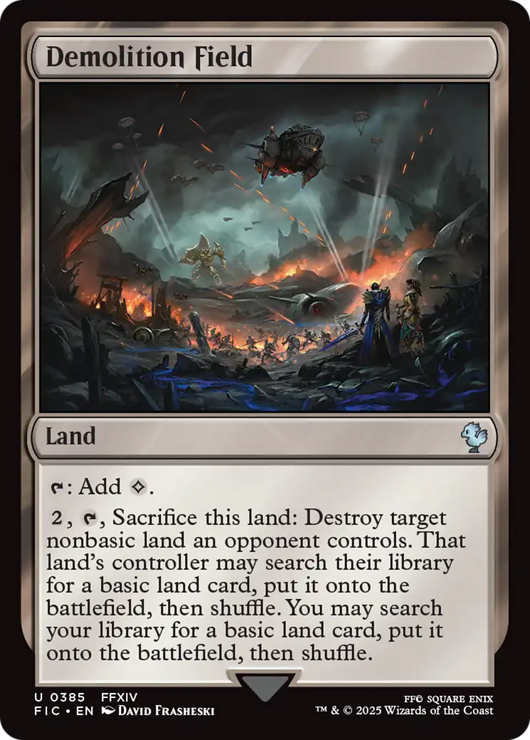 Demolition Field [FINAL FANTASY Commander] | Cards and Coasters CA