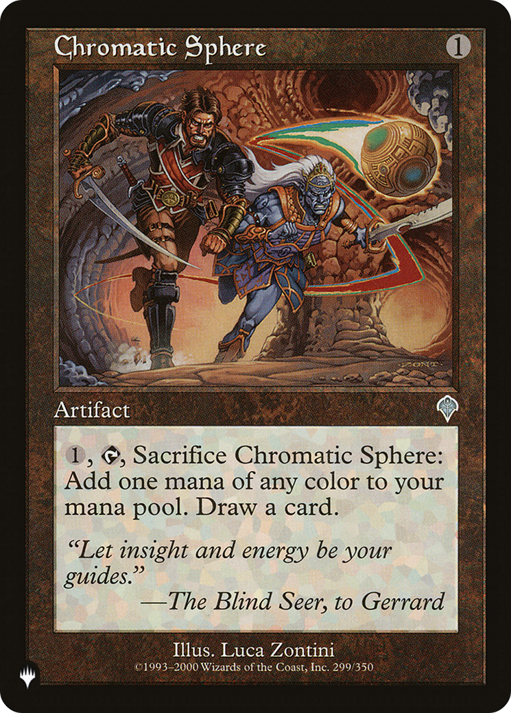 Chromatic Sphere [The List] | Cards and Coasters CA