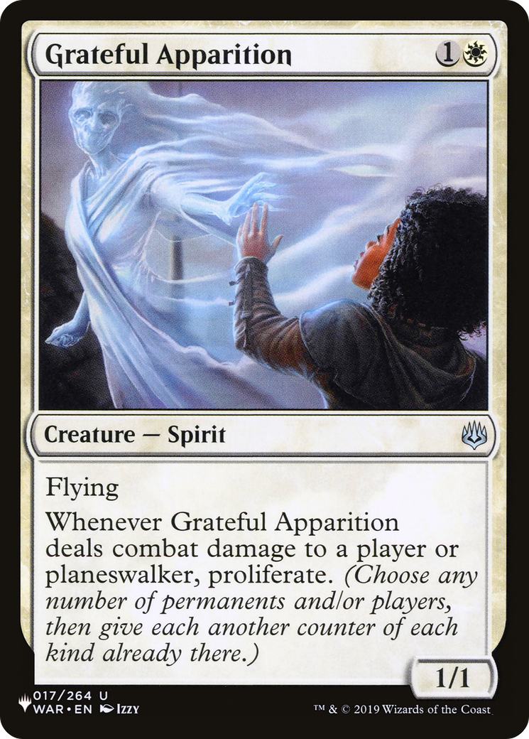 Grateful Apparition [The List Reprints] | Cards and Coasters CA