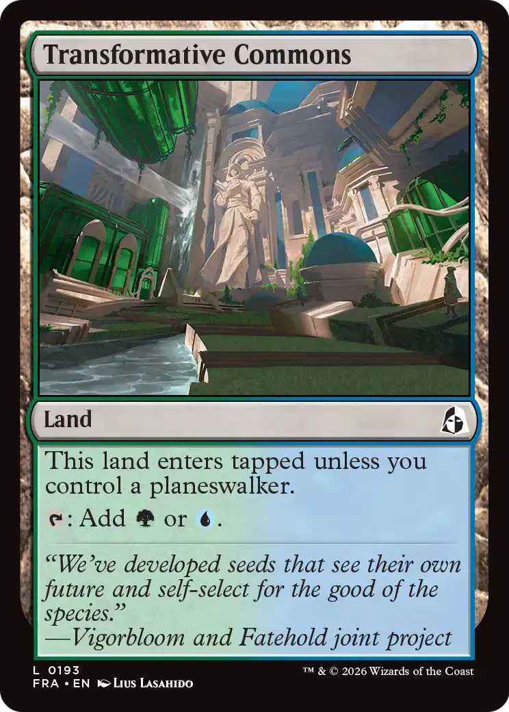 Transformative Commons [Reality Fracture] | Cards and Coasters CA