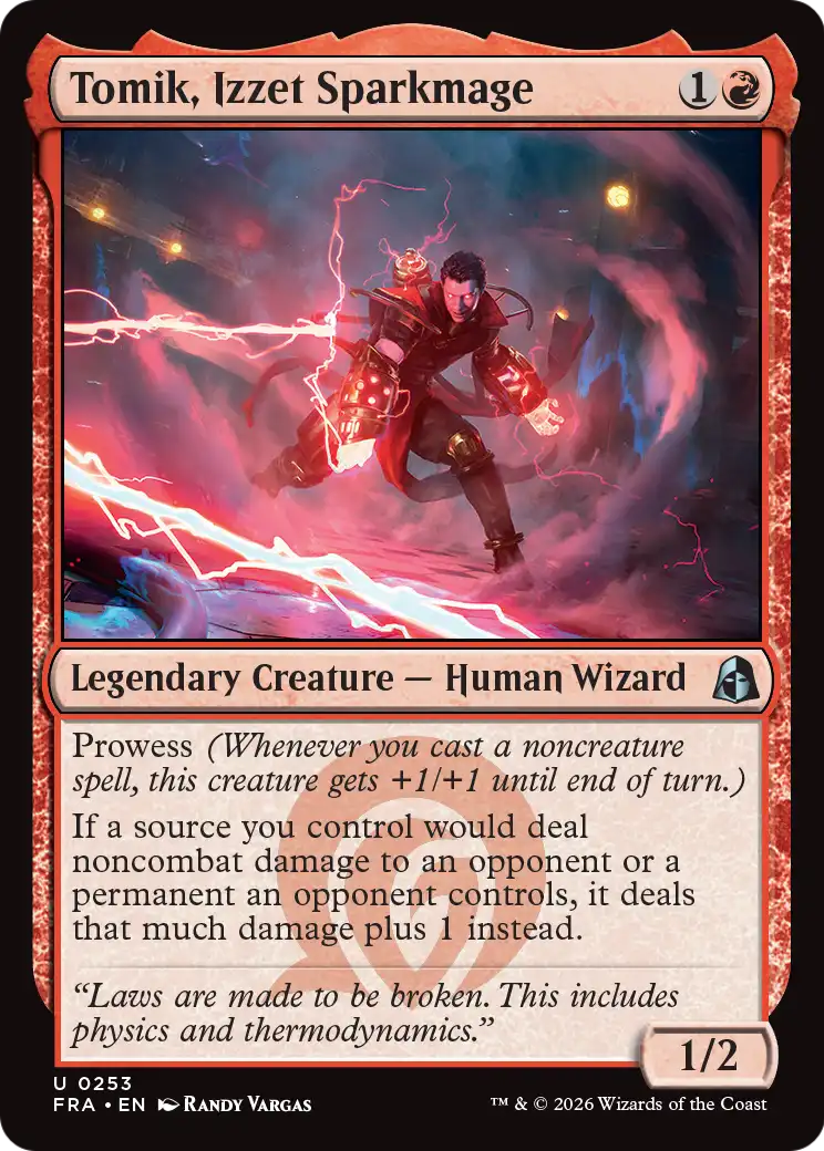Tomik, Izzet Sparkmage [Reality Fracture] | Cards and Coasters CA
