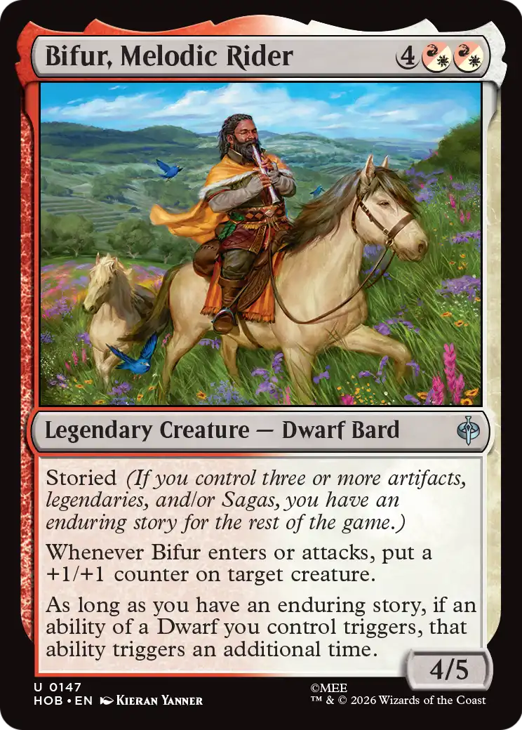 Bifur, Melodic Rider [The Hobbit] | Cards and Coasters CA