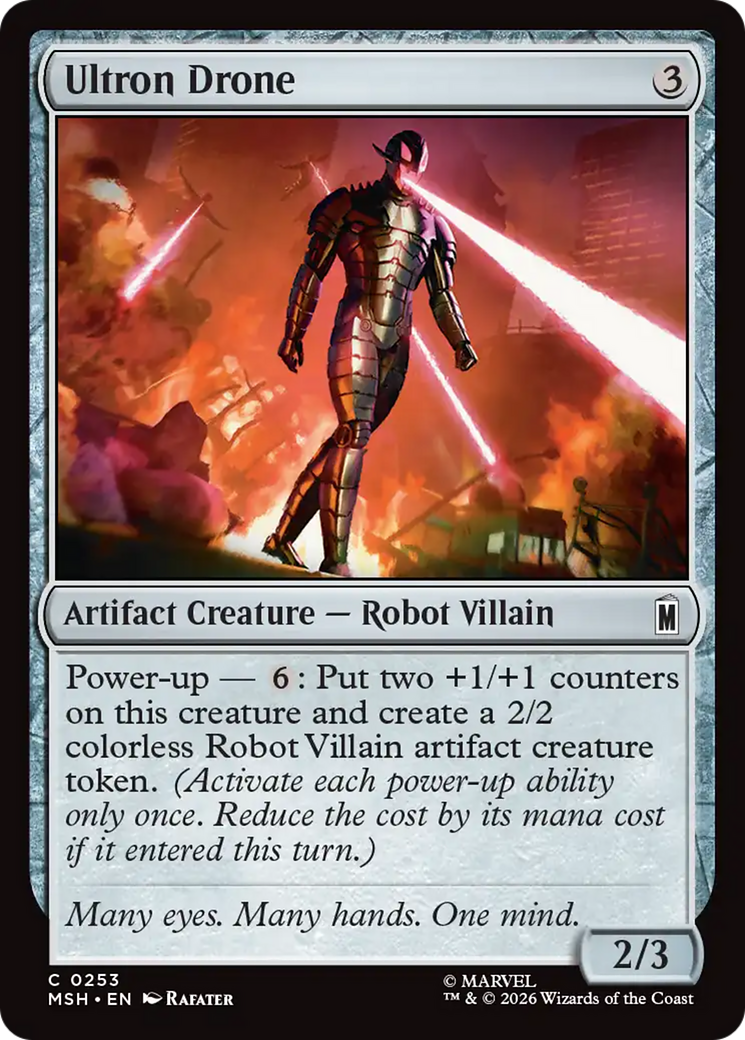 Ultron Drone [Marvel Super Heroes] | Cards and Coasters CA