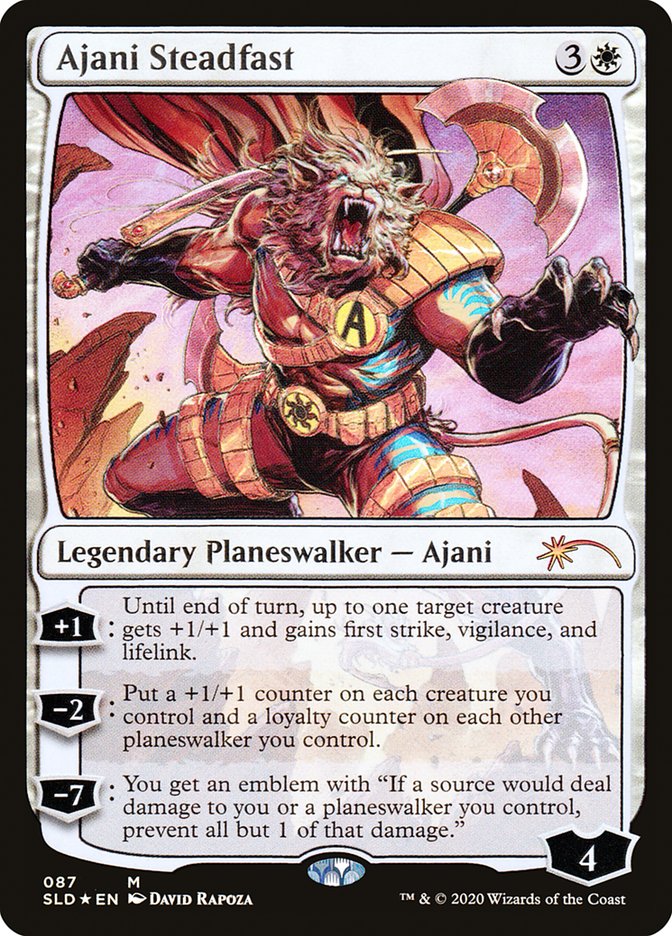 Ajani Steadfast [Secret Lair Drop Series] | Cards and Coasters CA