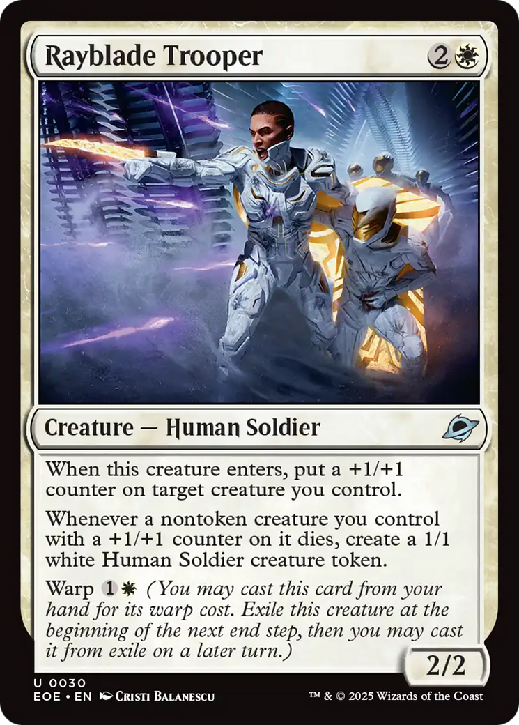 Rayblade Trooper [Edge of Eternities] | Cards and Coasters CA