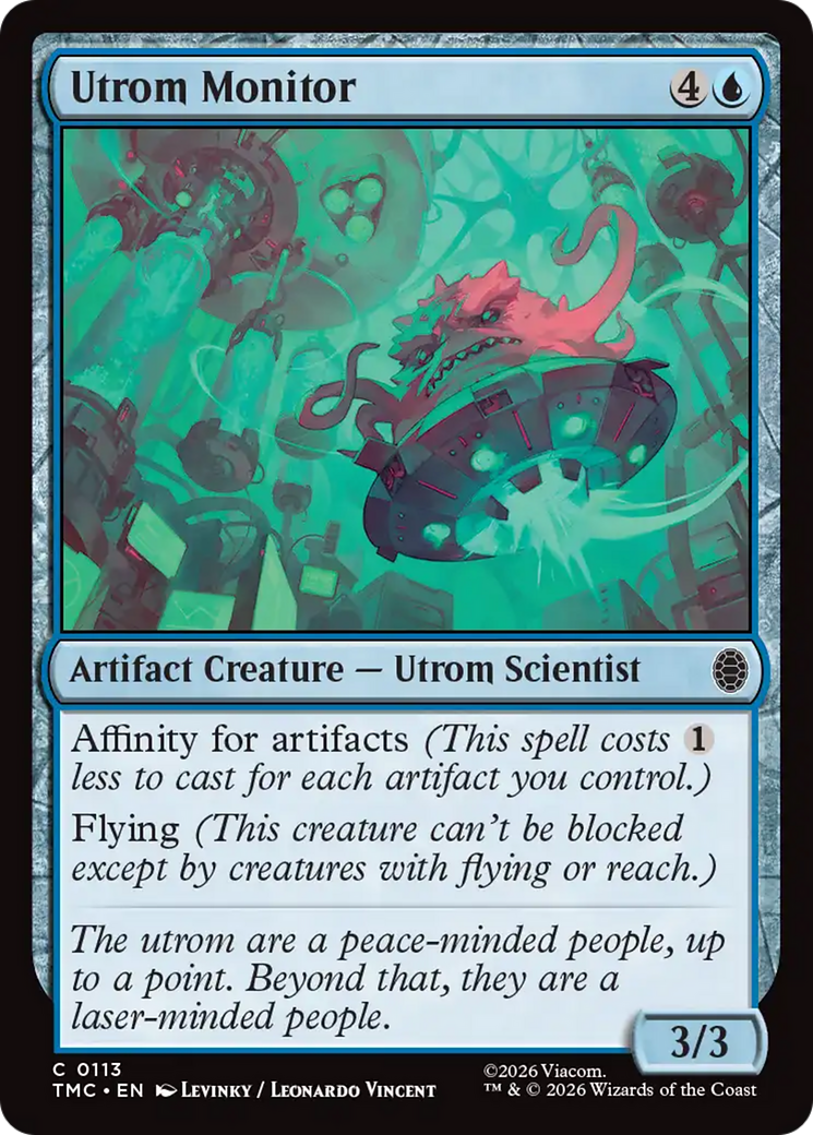 Utrom Monitor [Teenage Mutant Ninja Turtles Commander] | Cards and Coasters CA