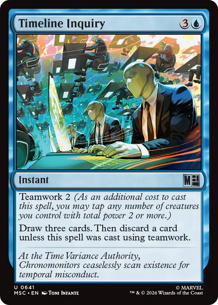 Timeline Inquiry [Marvel Super Heroes Commander] | Cards and Coasters CA
