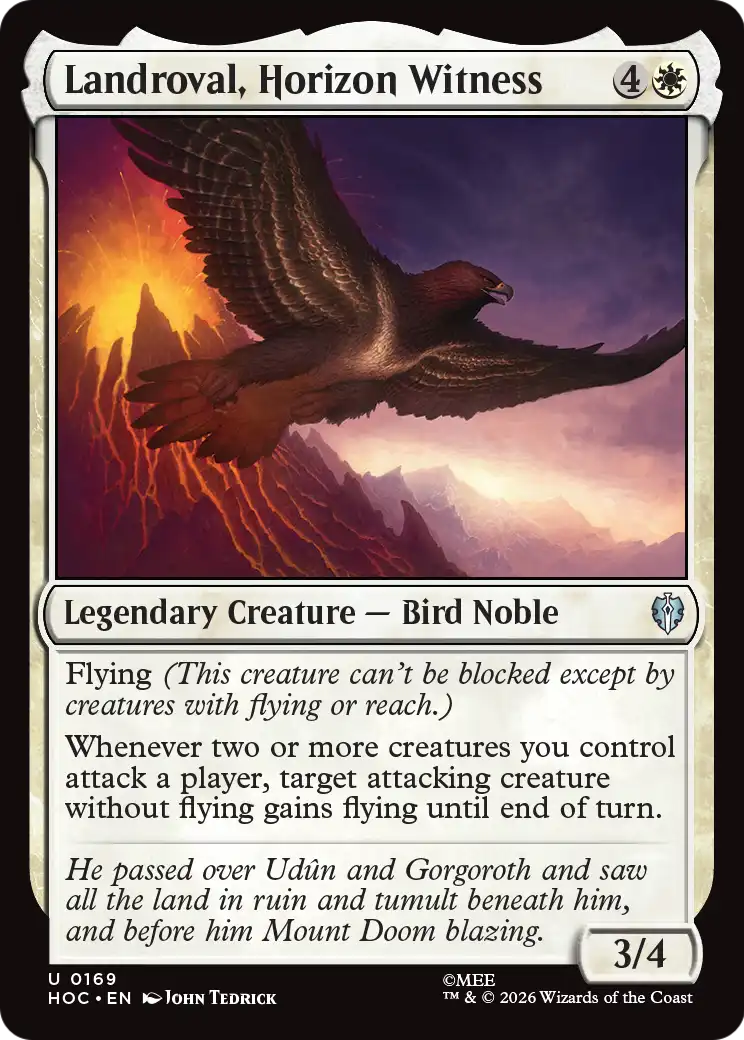 Landroval, Horizon Witness [The Hobbit: Eternal-Legal] | Cards and Coasters CA
