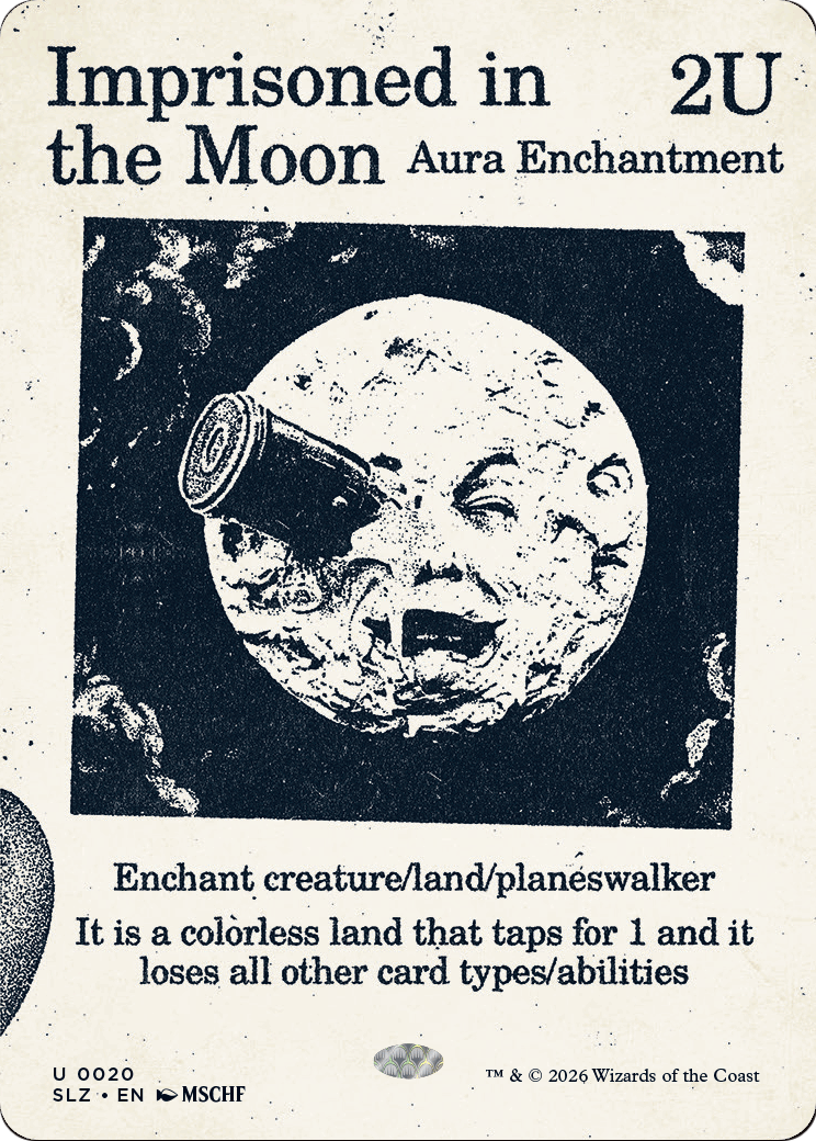 Imprisoned in the Moon (0020) [Secret Lair x MSCHF: The Zeta Set] | Cards and Coasters CA