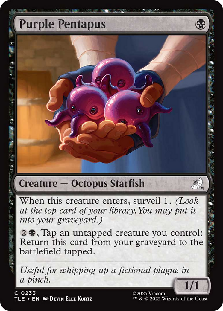 Purple Pentapus [Avatar: The Last Airbender: Eternal-Legal] | Cards and Coasters CA