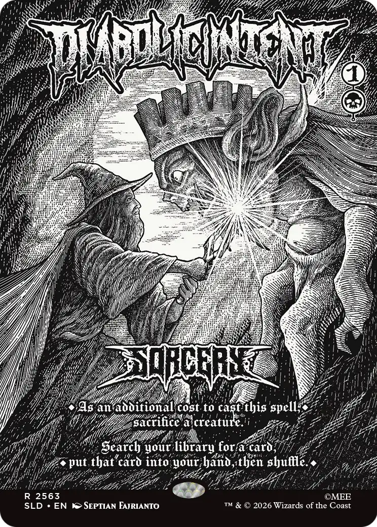 Diabolic Intent [Secret Lair Drop Series] | Cards and Coasters CA