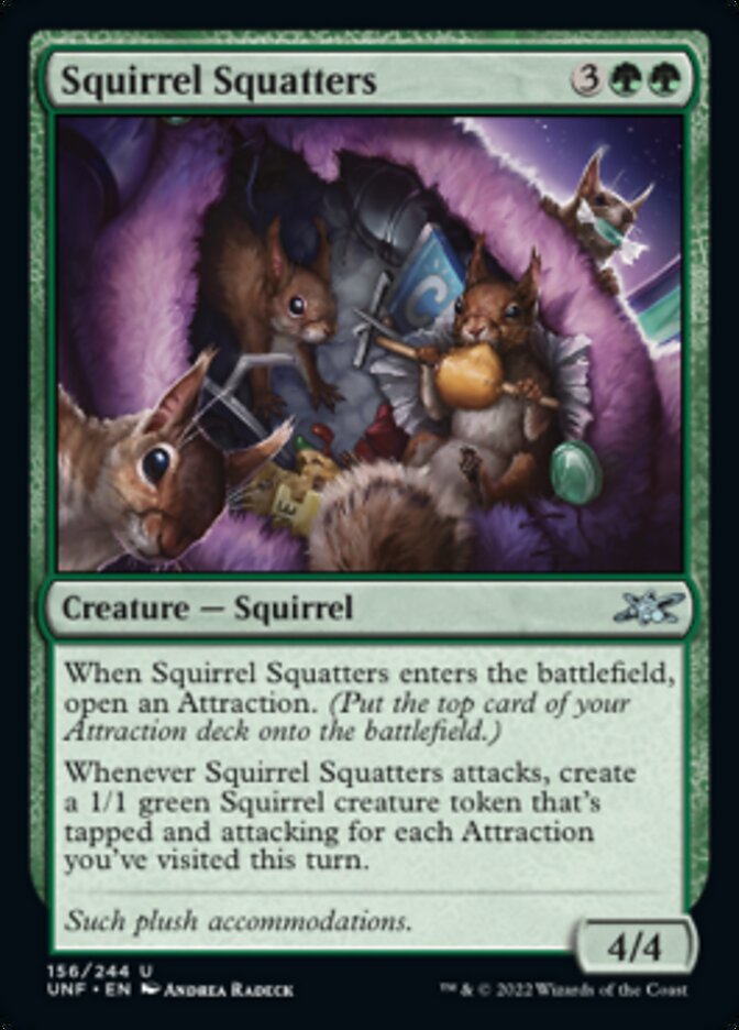 Squirrel Squatters [Unfinity] | Cards and Coasters CA