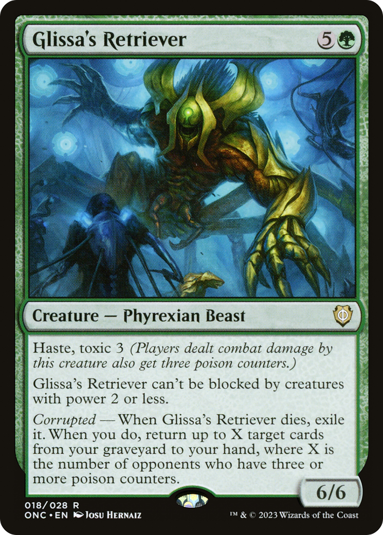 Glissa's Retriever [Phyrexia: All Will Be One Commander] | Cards and Coasters CA