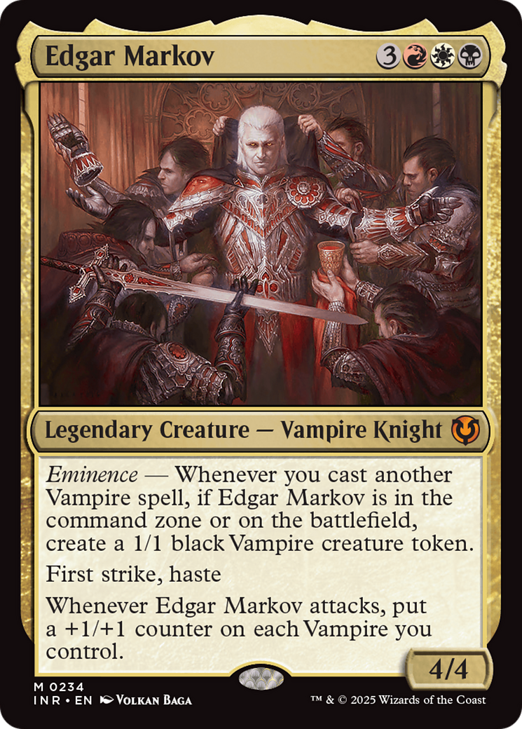 Edgar Markov [Innistrad Remastered] | Cards and Coasters CA