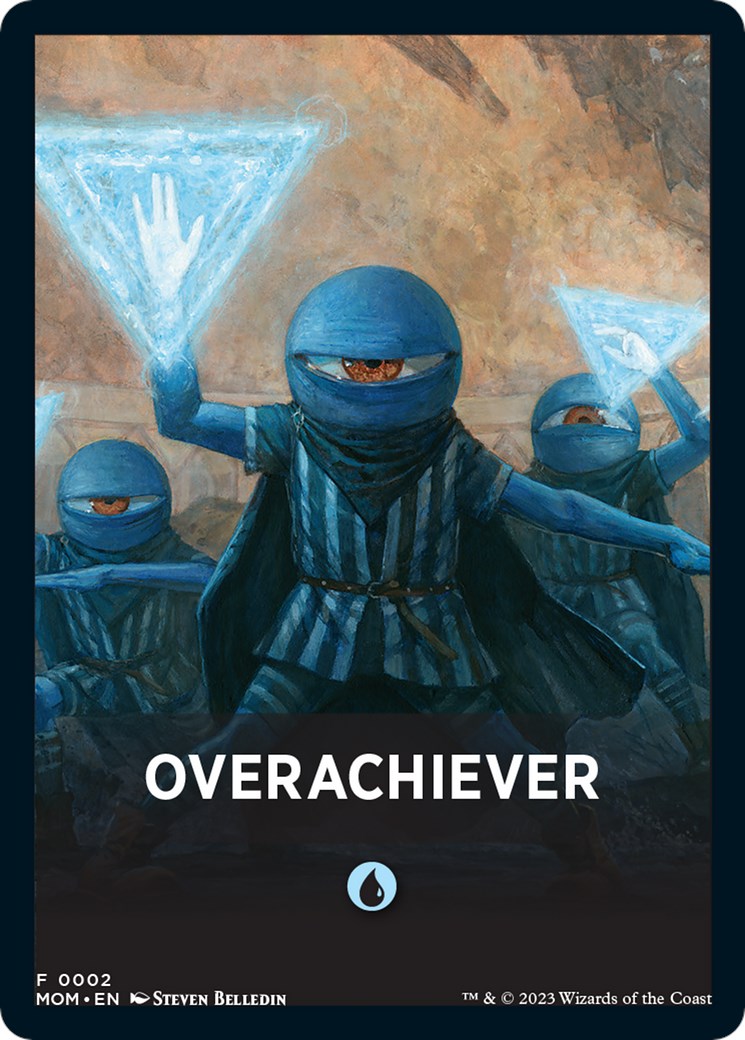 Overachiever Theme Card [March of the Machine Tokens] | Cards and Coasters CA