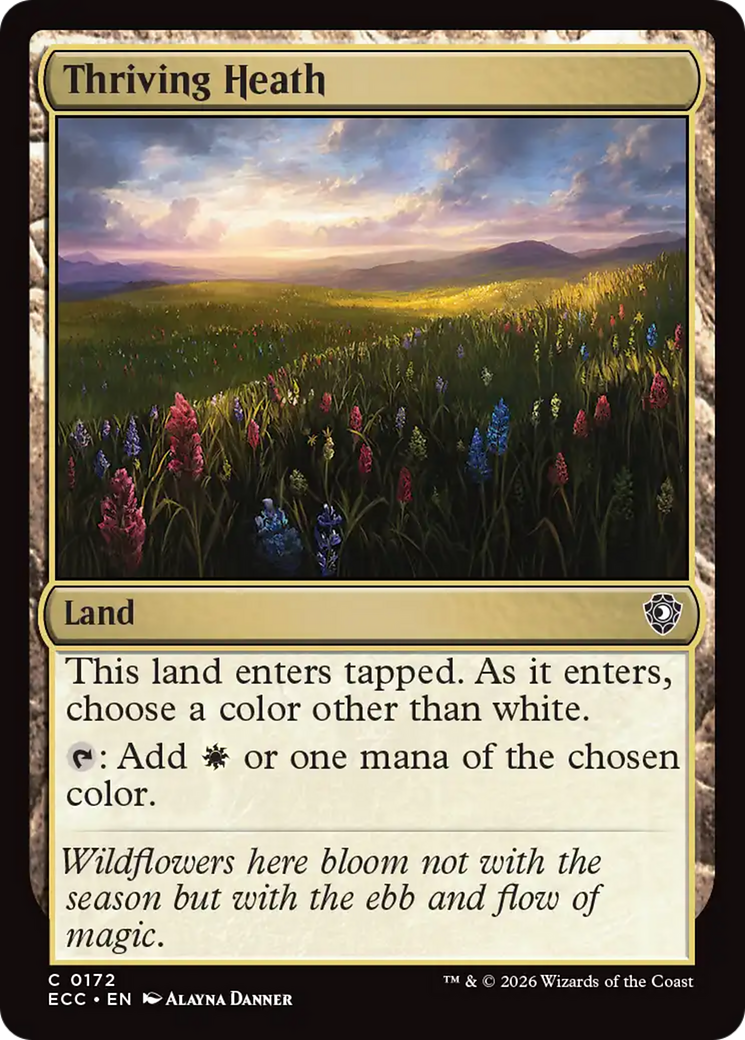 Thriving Heath [Lorwyn Eclipsed Commander] | Cards and Coasters CA