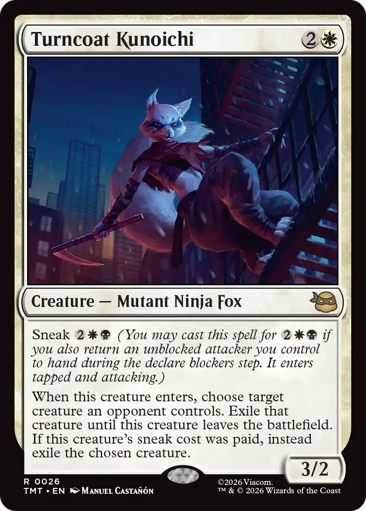 Turncoat Kunoichi [Teenage Mutant Ninja Turtles] | Cards and Coasters CA