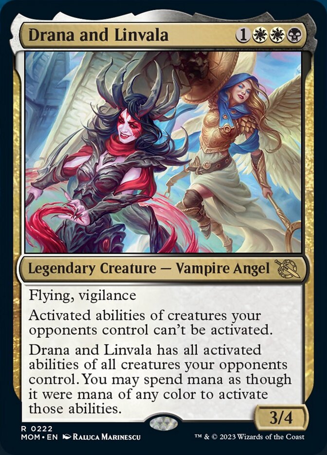 Drana and Linvala [March of the Machine] | Cards and Coasters CA