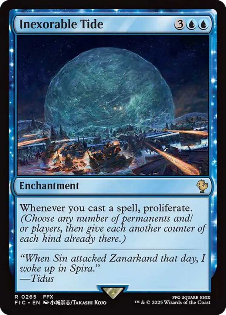 Inexorable Tide [FINAL FANTASY Commander] | Cards and Coasters CA