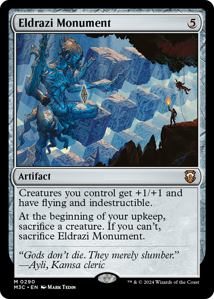 Eldrazi Monument (Ripple Foil) [Modern Horizons 3 Commander] | Cards and Coasters CA