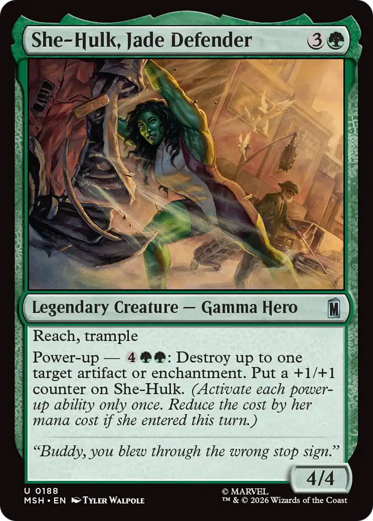 She-Hulk, Attorney-at-Law [Marvel Super Heroes] | Cards and Coasters CA