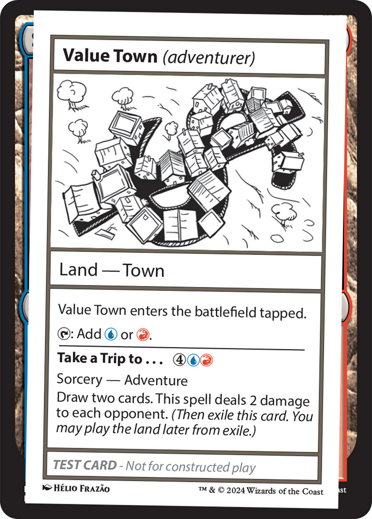 Value Town (adventurer) [Mystery Booster 2 Playtest Cards] | Cards and Coasters CA