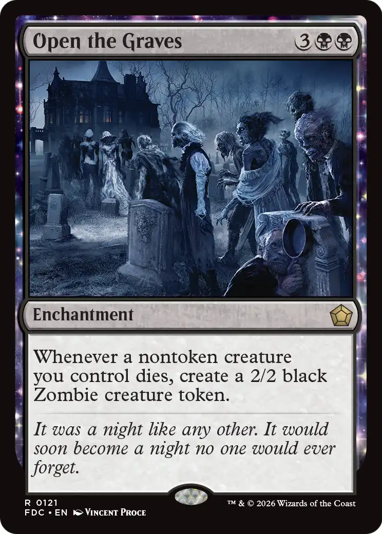Open the Graves [Foundations Commander] | Cards and Coasters CA