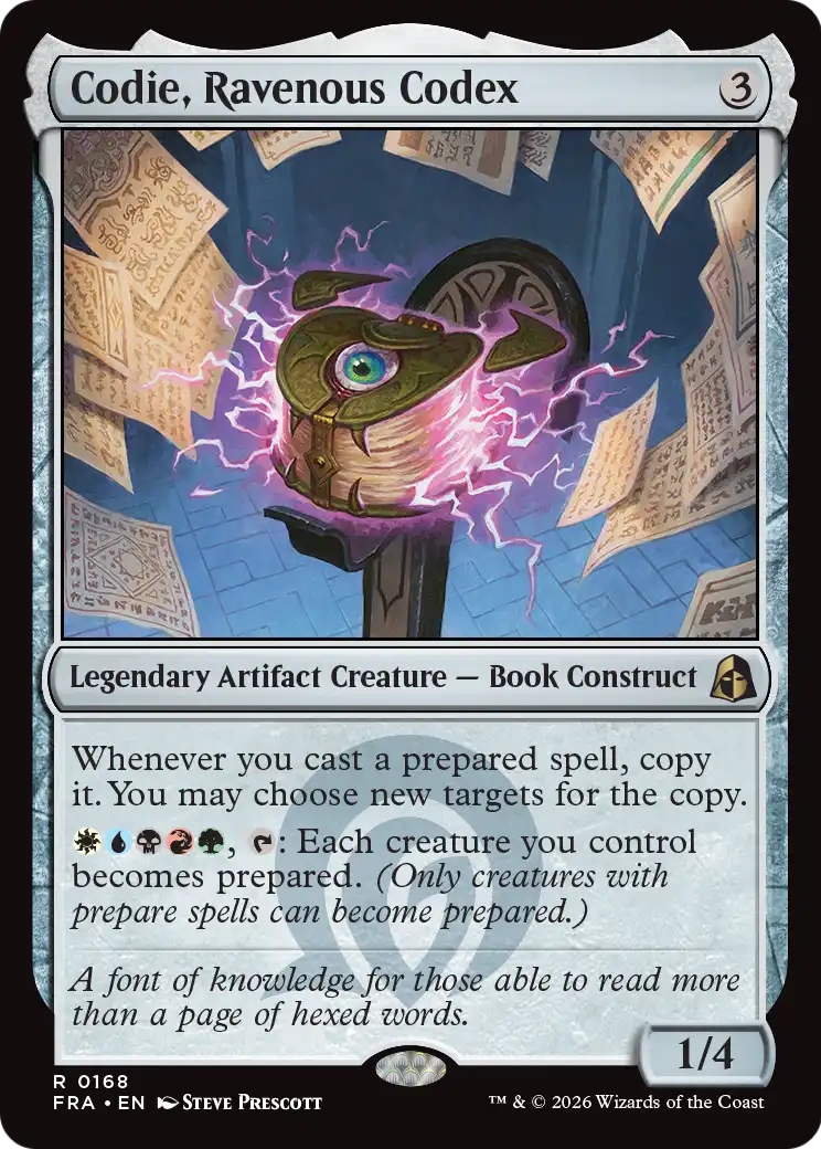 Codie, Ravenous Codex [Reality Fracture] | Cards and Coasters CA
