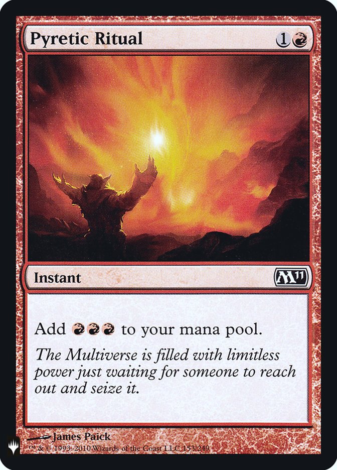 Pyretic Ritual [Mystery Booster] | Cards and Coasters CA