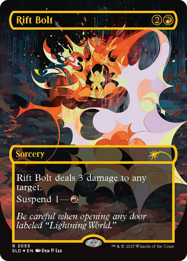 Rift Bolt (2055) (Raised Foil) [Secret Lair Drop Series] | Cards and Coasters CA