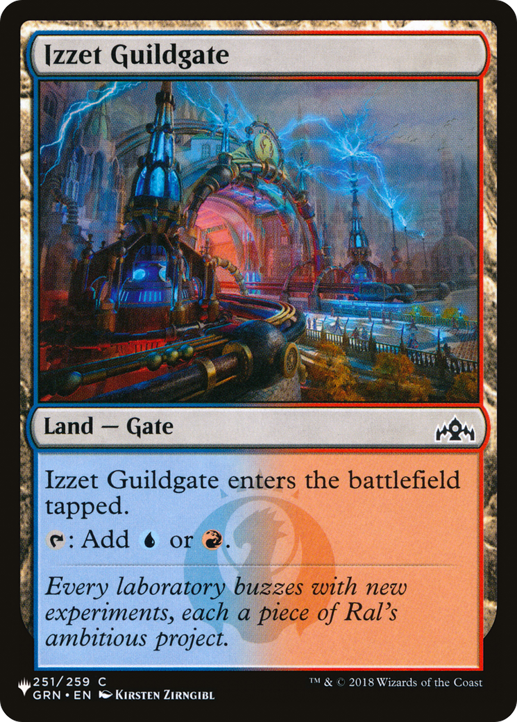 Izzet Guildgate [The List] | Cards and Coasters CA