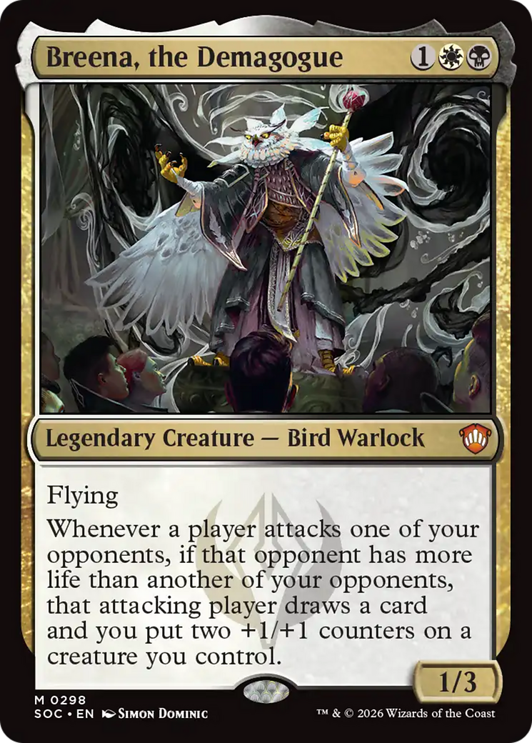 Breena, the Demagogue [Secrets of Strixhaven Commander] | Cards and Coasters CA