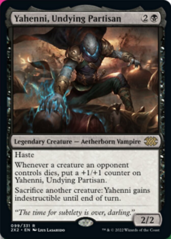 Yahenni, Undying Partisan [Double Masters 2022] | Cards and Coasters CA