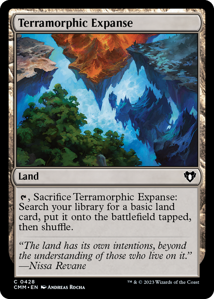 Terramorphic Expanse [Commander Masters] | Cards and Coasters CA